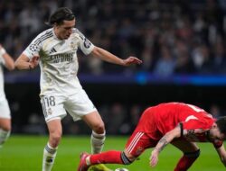 Real Madrid Kembali Pulang Bahagia Usai Kalahkan Benfica di Bernabeu
