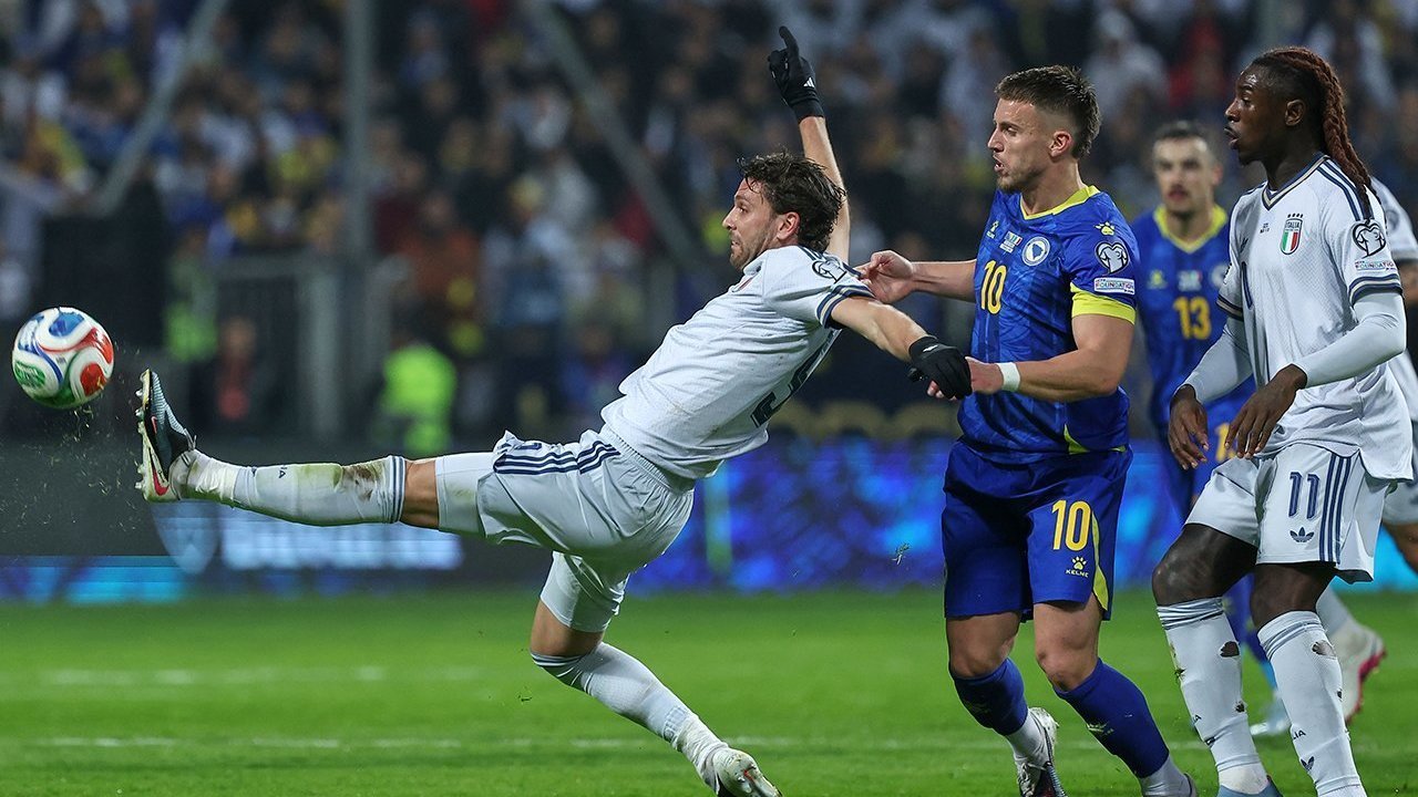 Italia Terpuruk Lagi, Tiga Kali Berturut-turut Tak Ikut Piala Dunia Setelah Kalah dari Bosnia dan Herzegovina