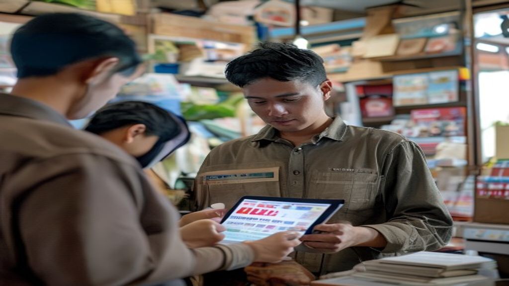 Grafik perbandingan fitur Breaking News Onesia dengan aplikasi lain untuk UMKM, menyoroti kelebihan dan analisis perf...