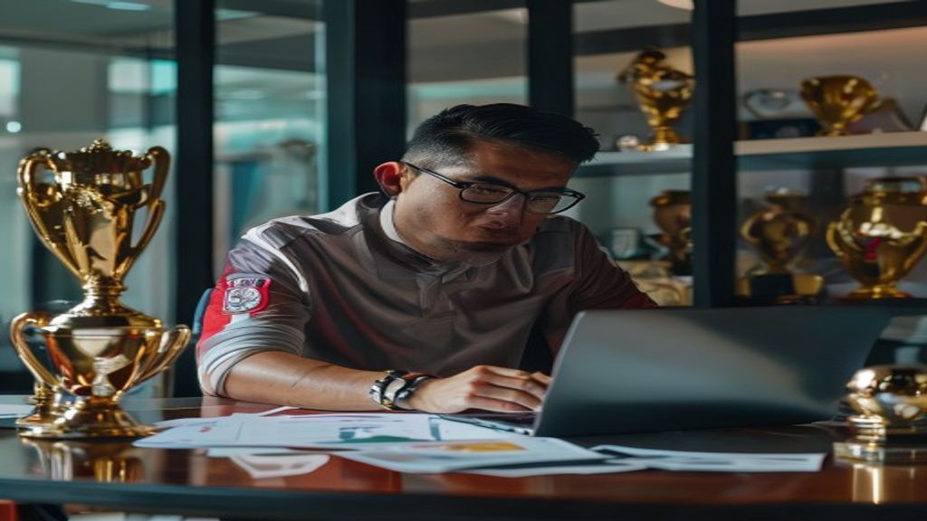 Gambar aksi pemain sepak bola dalam berita bola terbaru menampilkan gol dramatis dan momen penting.