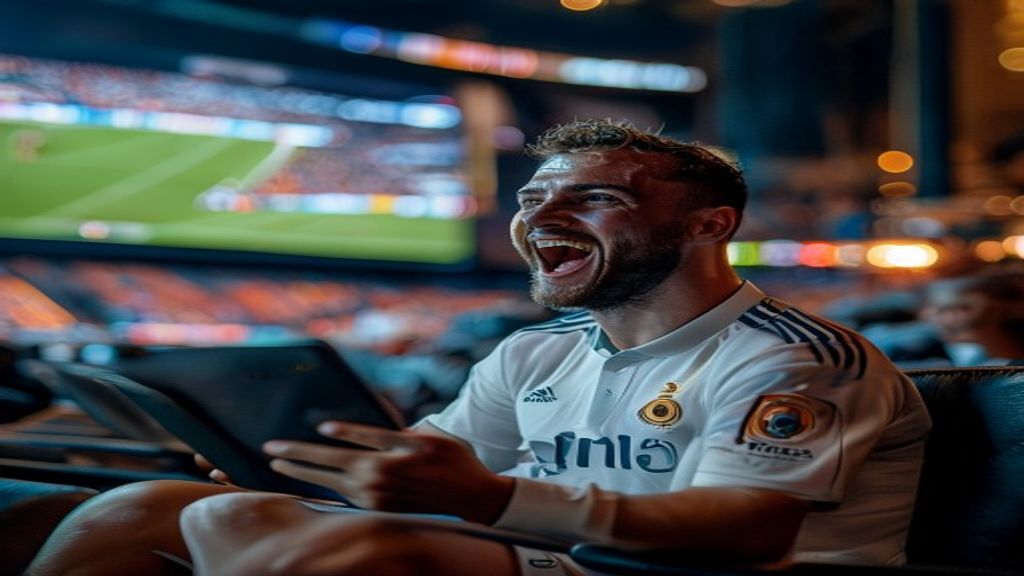 Tim Real Madrid merayakan kemenangan di Liga Spanyol, menampilkan gol spektakuler dan semangat juara.