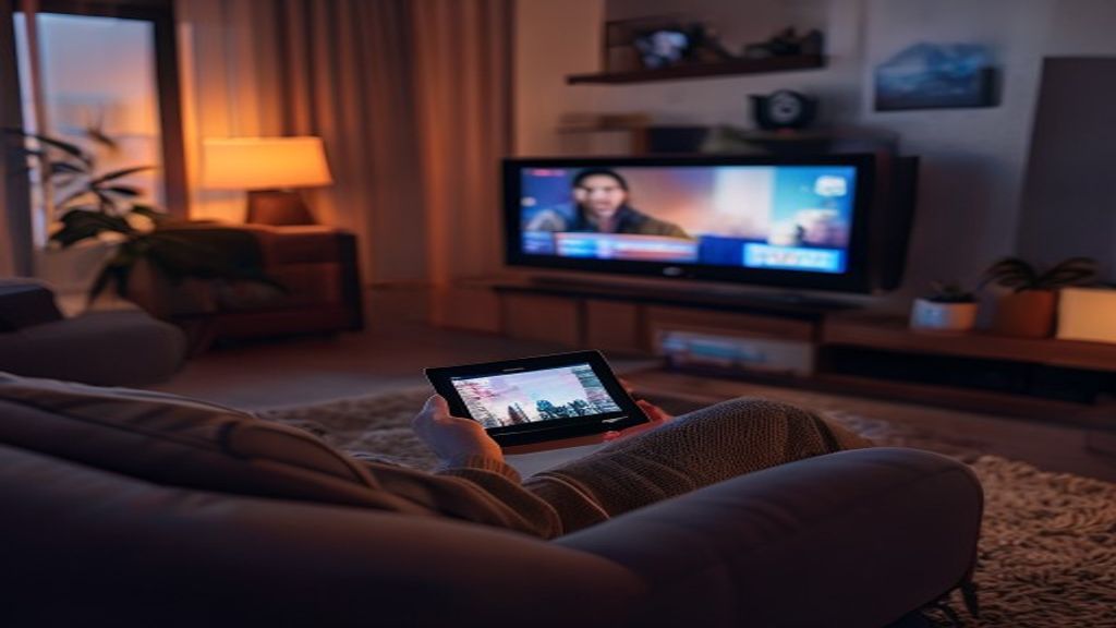 Infografik perbandingan streaming dan TV gratis dengan 7 tips praktis untuk menonton berita terbaru.