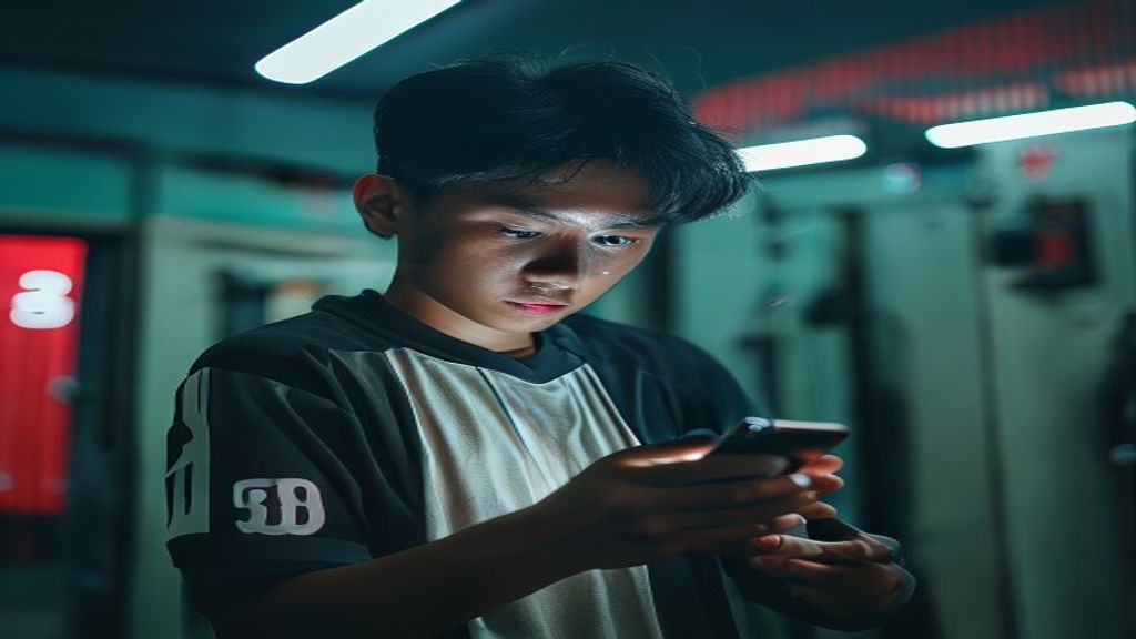 Tampilan skor real time bola lengkap dengan menit, tim, dan gol terbaru