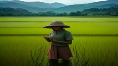 o content Breaking News Bandingkan Curah Hujan vs Suhu Pertanian Sawah o content